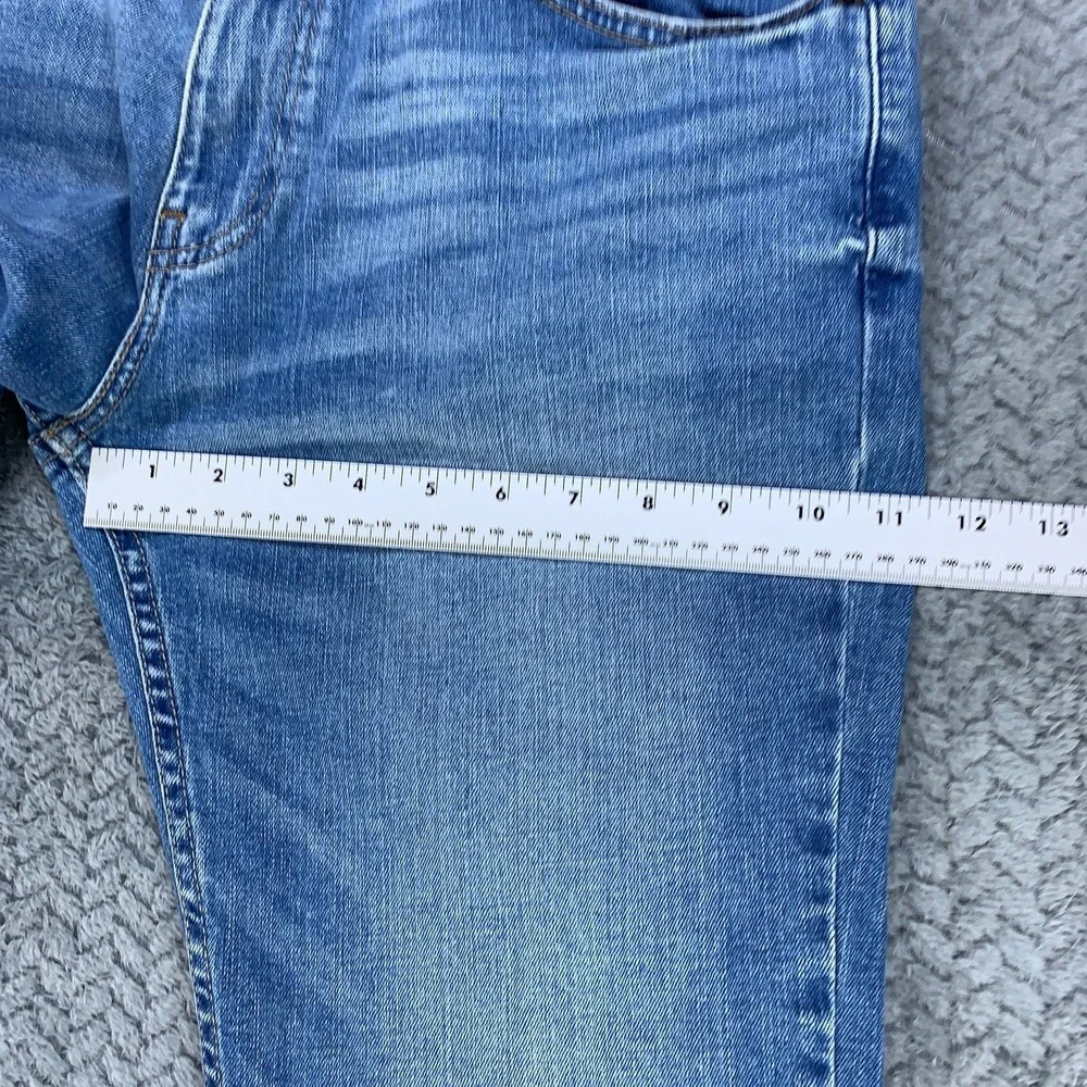 Hollister Slim Straight Epic Flex Jeans Men 33x30 (Fits 34x29) Blue Stretch Fade